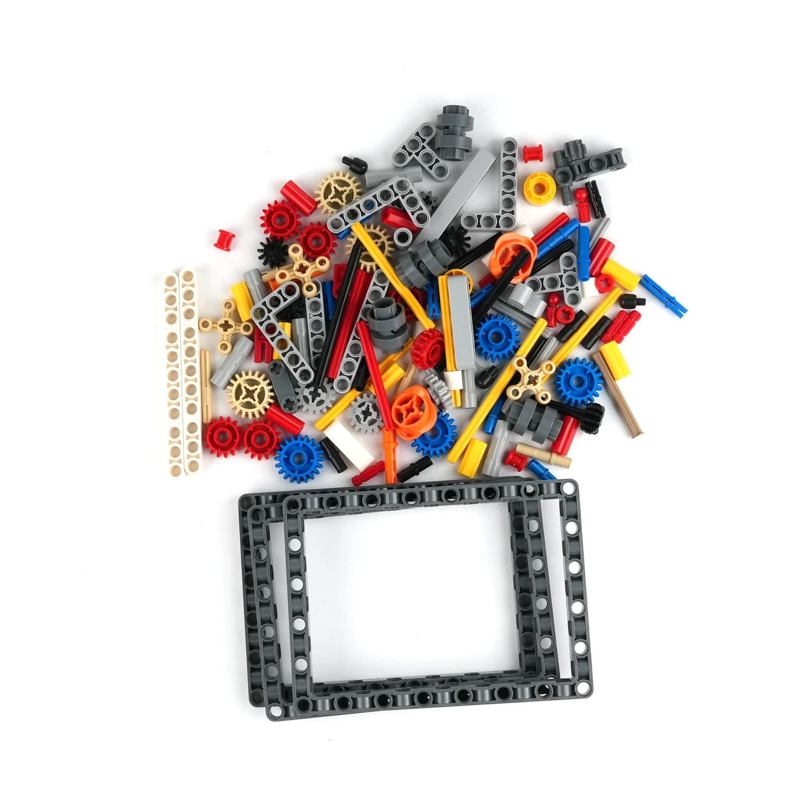 MOC 135PCS Ultra-kompakt 8 + N + R-Speed Sequentielle Modell Bausteine Getriebe Geschwindigkeit Übertragung Getriebe technische Ziegel Spielzeug