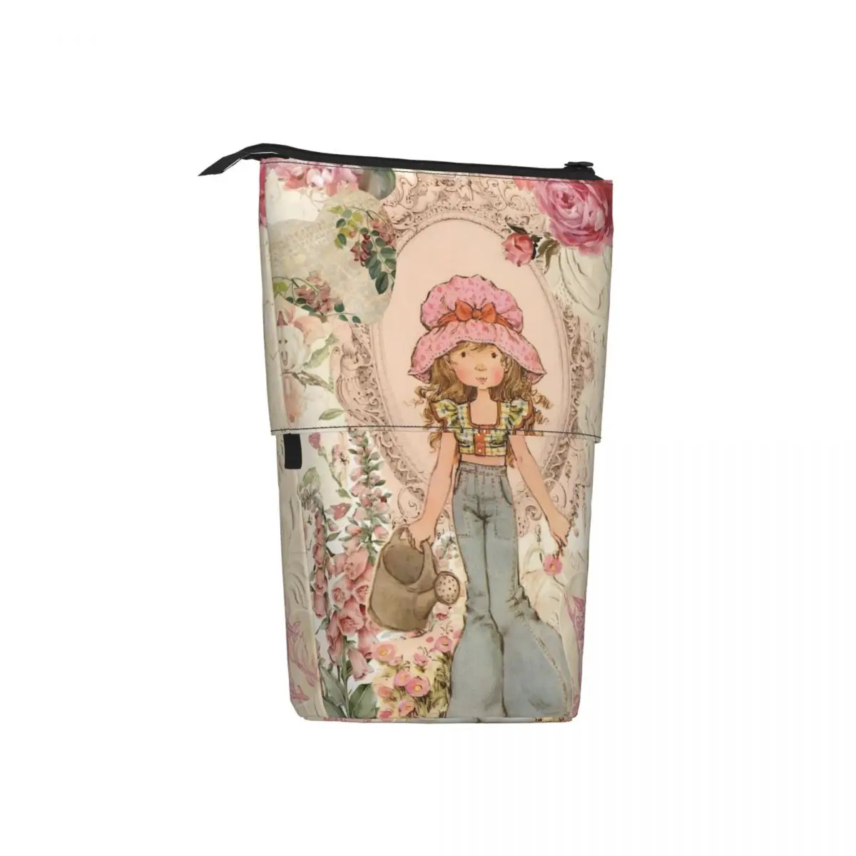 مخصص Kawaii رائعتين لطيف S-Sarahs K-Kays مقلمة للبنين بنات الكرتون تخزين كبير القلم حقيبة صندوق اللوازم المدرسية