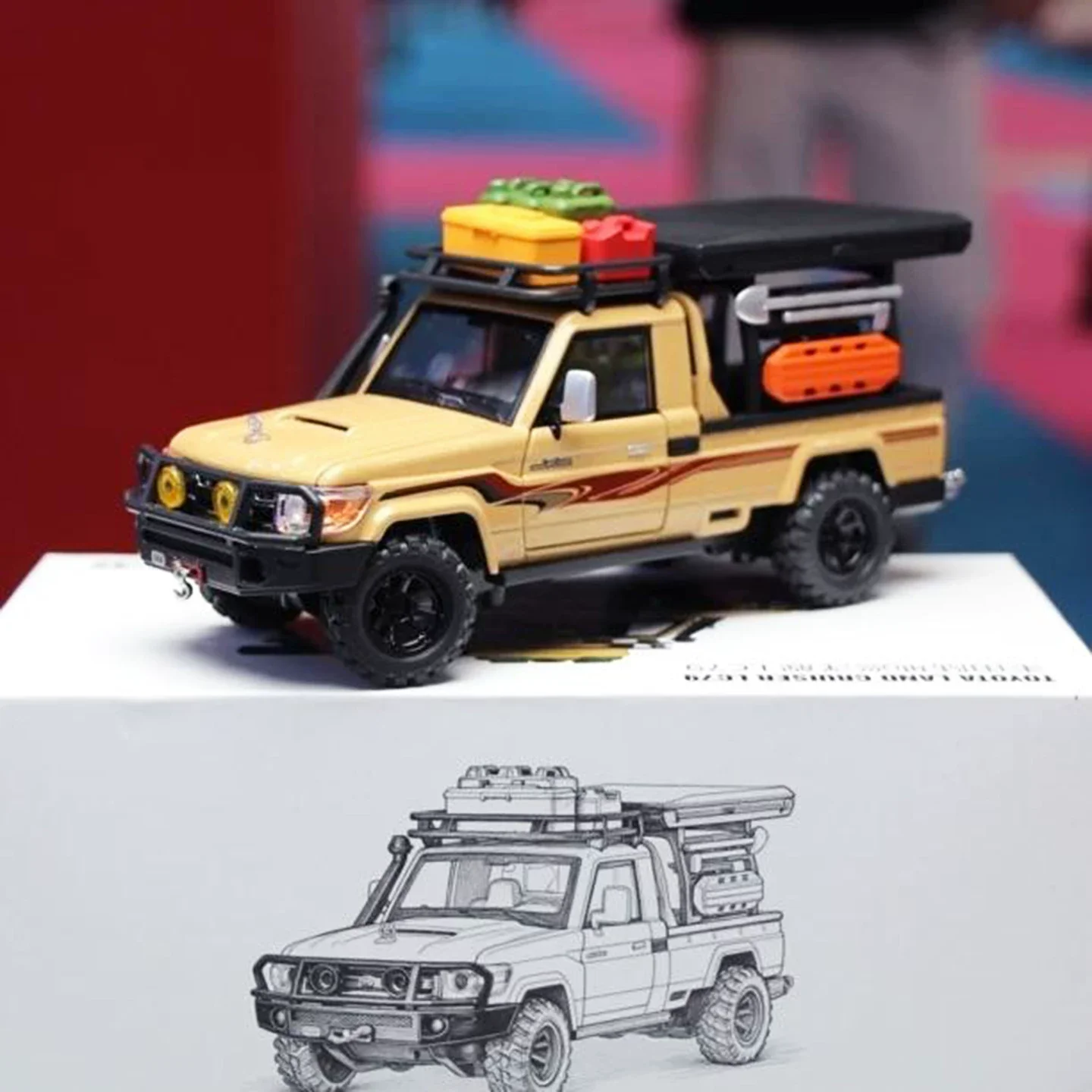 

1:32 Land Cruiser LC79 Off-road Alloy Metal Diecast Model Car Home Trendy & Desktop Display Ornament Birthday Gifts For Boy
