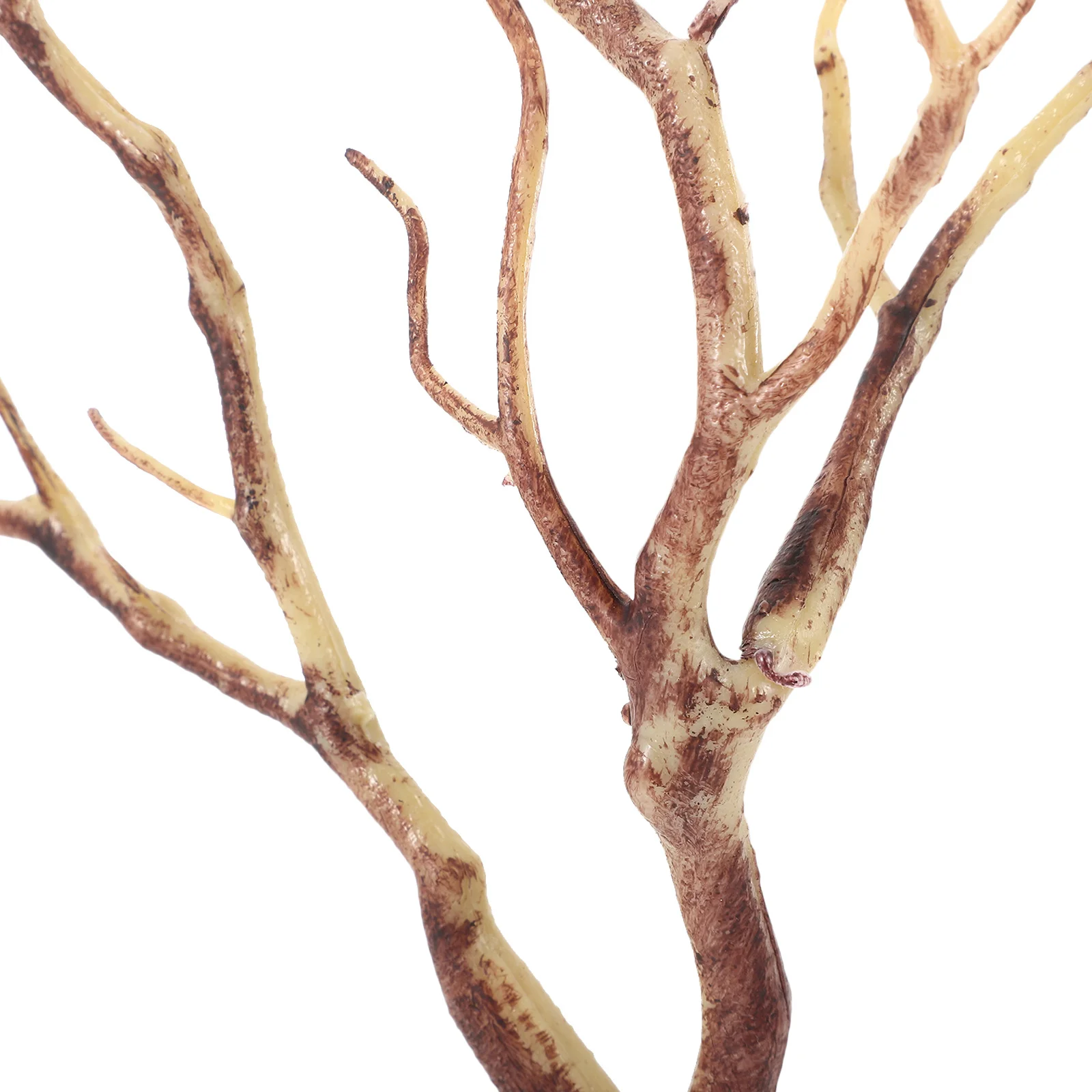 

3pcs Dark Style Deer Horn Headband Artificial Dried Tree Branches Coffee Color No Water Needed Wedding Party Decor Dried