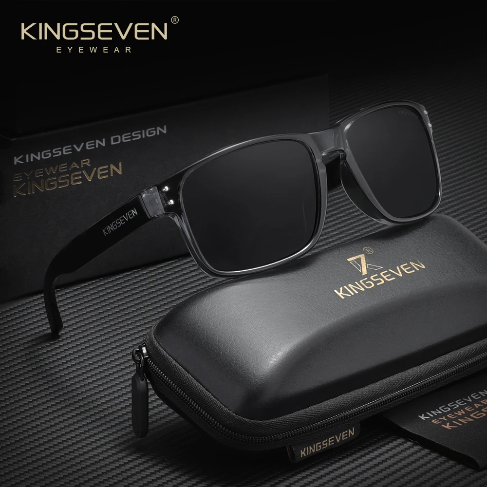 

KINGSEVEN брендовые дизайнерские повседневные солнцезащитные очки UV400 с поляризационными линзами для мужчин и женщин, для путешествий, для вождения, антибликовые спортивные очки на открытом воздухе