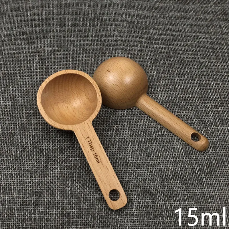 Wooden Measuring Spoon Set Kitchen Measuring Spoons Tea Coffee Scoop Sugar Spice Measure Spoon Measuring Tools For Cooking Home