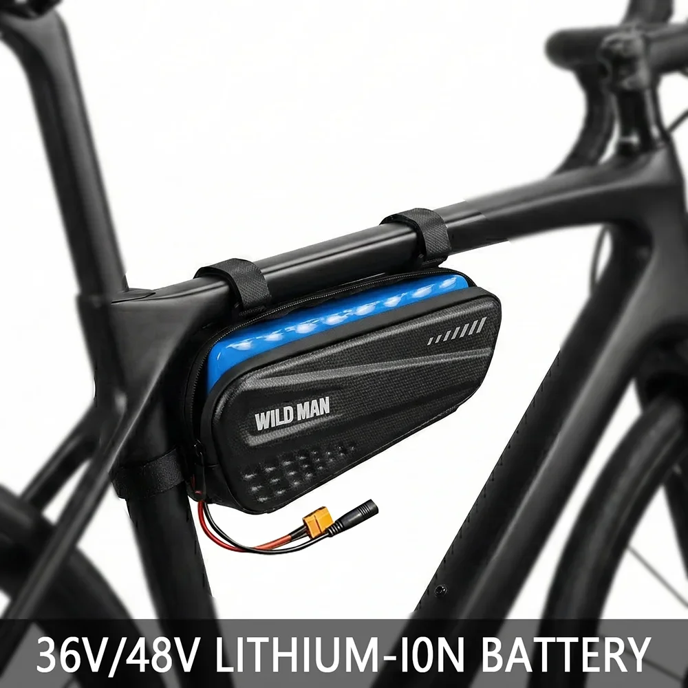 Waterproof 36V 48V Ebike Battery Pack 14Ah 12Ah 10A Li-ion Battery For Electric Bicycle Scooter With 20A BMS Charger XT60 Plug