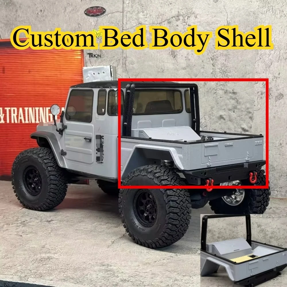 RC Rock Crawler custom size Short Bed Shell 1/10 Scale Fit VP VS4 10 Phoenix Fordyce Realistic Hobby Upgrade Spare Part