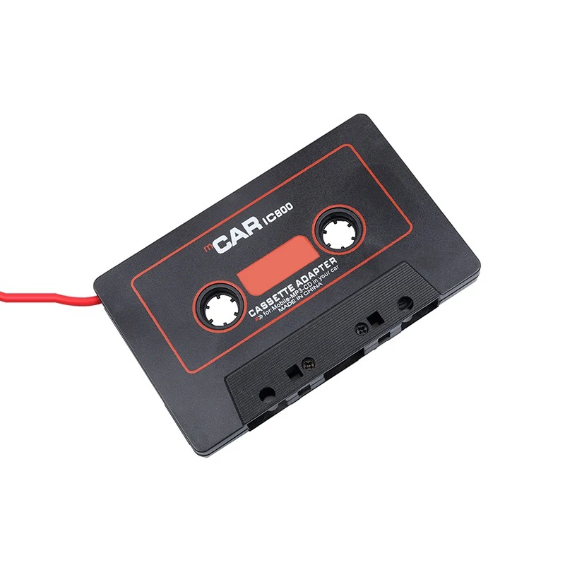 Universal Audio Tape Adapter 3.5mm Jack Plug Black Car Stereo Audio Cassette Adapter for Phone MP3 CD Player