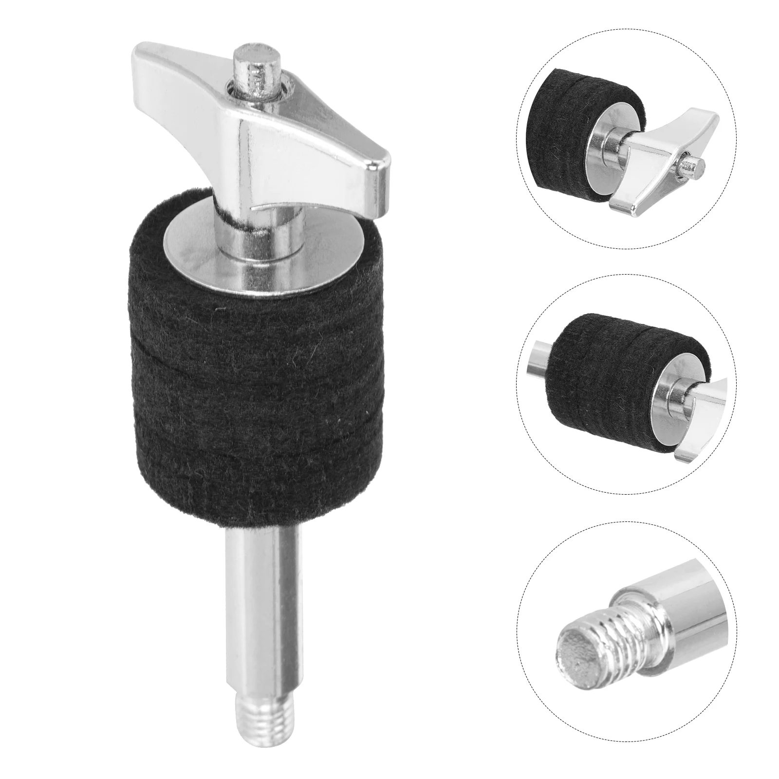 

Set Hanging Cymbal Screw Sturdy Rust-Proof Drum Kit Accessory Replacement Part Cymbal Stacker Clutch For Jazz Drum Hi-Hat Music