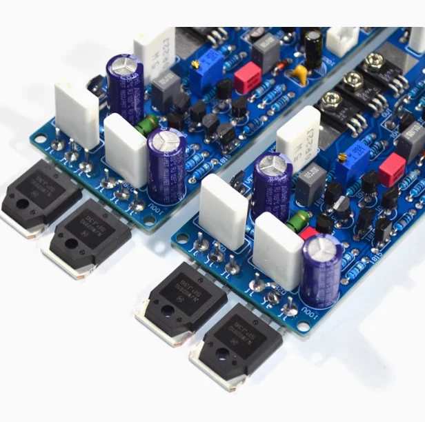 AM-60 150W *2 2.0 Channel Amplifier Board DIY Fever Class AB ON NJW0302 / NJW0281 Amplifier Board
