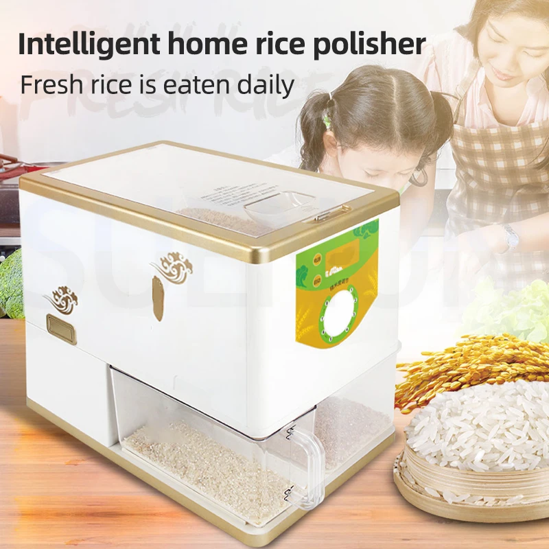 Automatic Rice Mill  Machine Electric Rice Huskin Machine Home Intelligent Rice Milling Machine Agricultural Machine Rice Huller