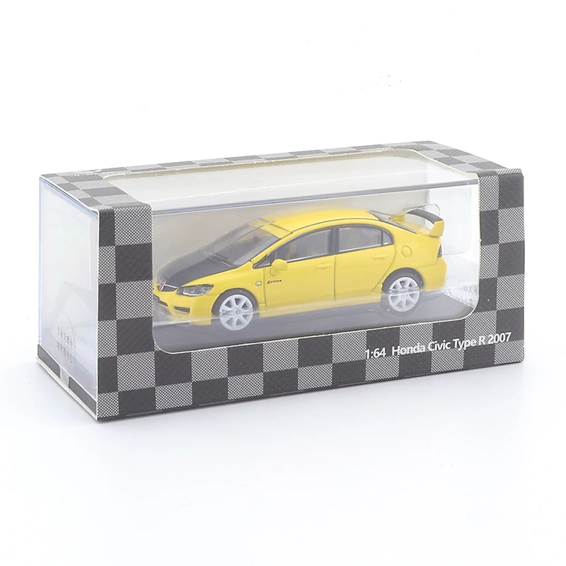 DCT 1/64 FD2 Modell 8. Generation Honda Civic Type R Auto Legierung Motor Fahrzeug Diecast Metall Modell Kinder Weihnachten Geschenk Spielzeug für Jungen – Detail 5