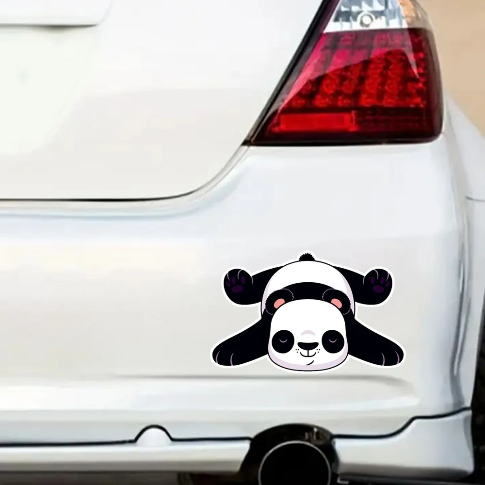 Hаклейка на авто Панда Decal, Waterproof Car Sticker, Exterior Decorative Accessories, Used for Motorcycle, Laptop, Window