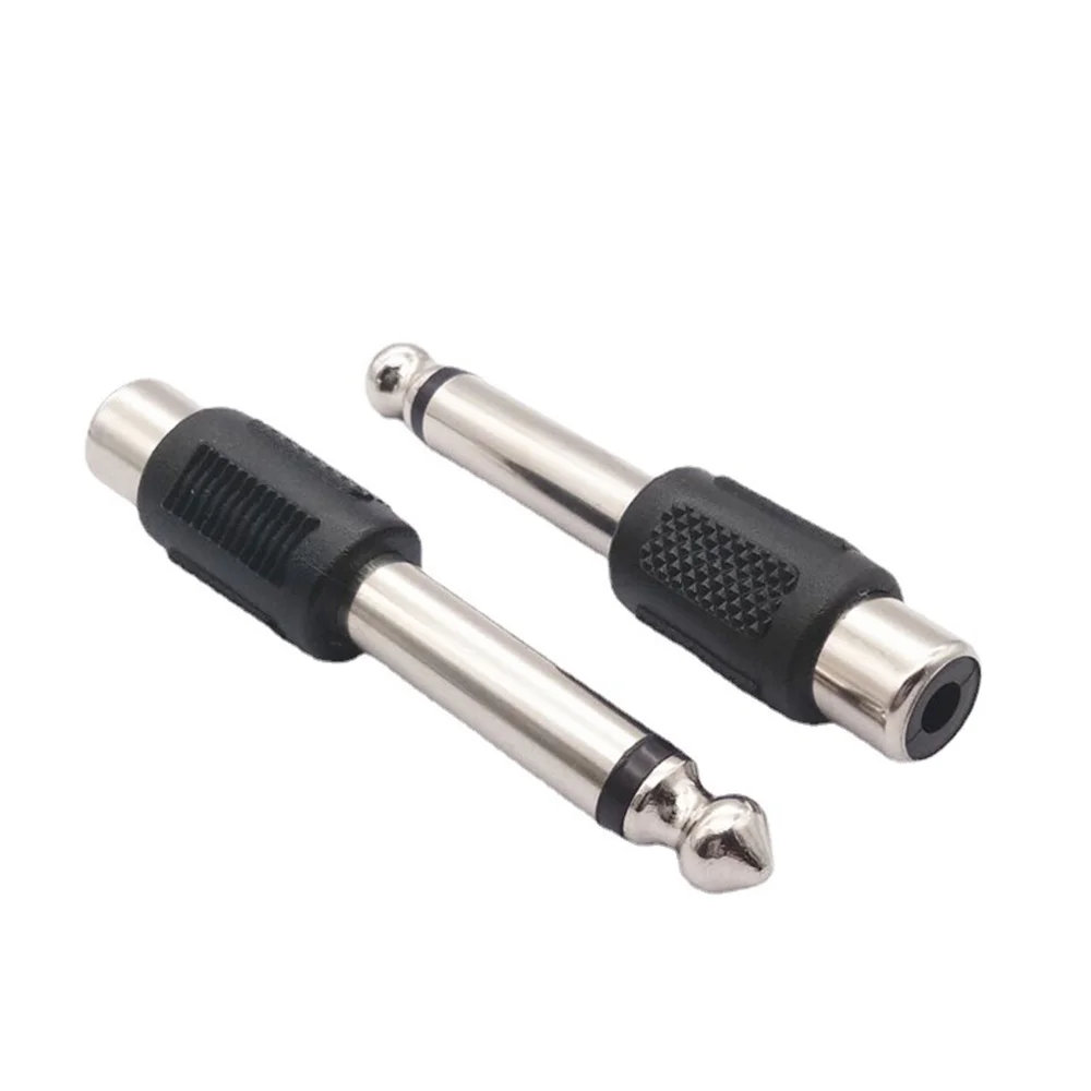 موسيقي صوت-مقبس جاك أحادي إلى RCA ono محول مقبس أنثى ، phana Male ، موصلات المكونات ، 4
