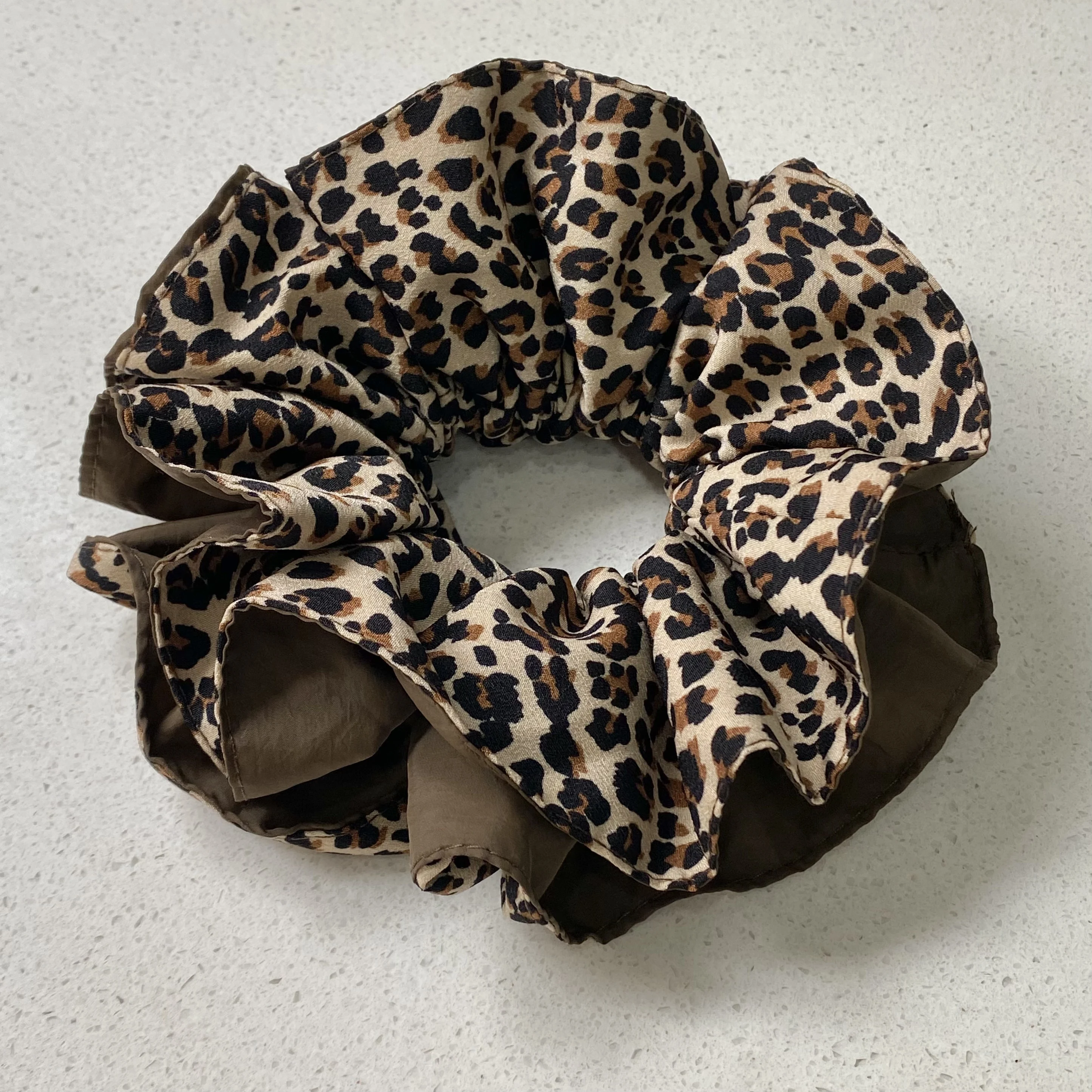 1 قطعة مجموعة توك شعر بطبعة الفهد ، أحجام كبيرة وصغيرة ، ربطات شعر أنيقة للنساء ، إكسسوارات شعر عصرية بطبعة حيوانات