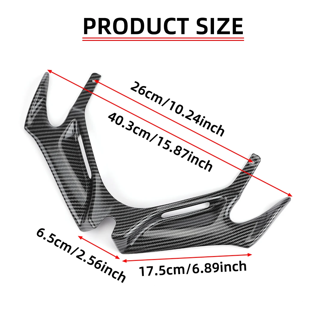 BDJ CBR 250RR Aerodynamic Winglet Motorcycle Front Fairing Lower Cover Protection Guard For Honda CBR250RR 2017-2021 CBR250 RR