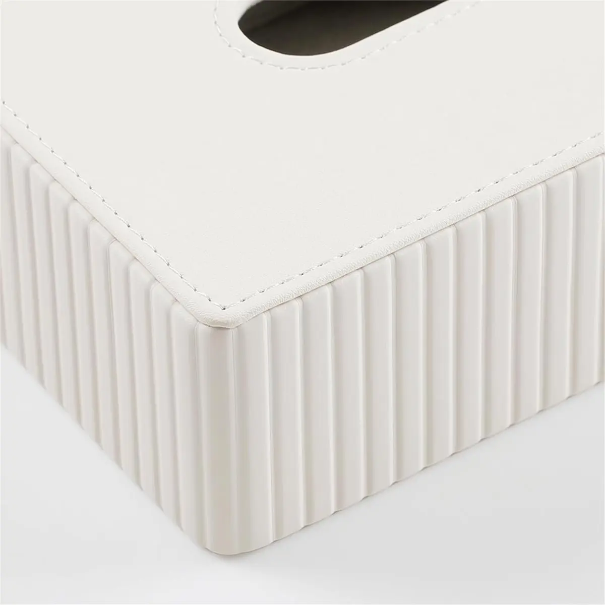 Short Tissue Box Cover, Small Rectangular Tissue Holder, Suitable for Use in Bathrooms, Cars, and Offices