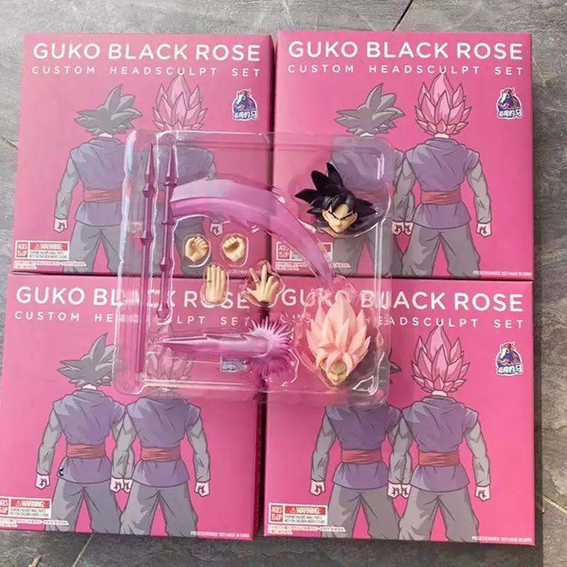 

In Stock Fit Dragon Ball S.h.figuarts Shf Chosen Ones Black Goku Accessories Anime Action Figure Toys Model Collector