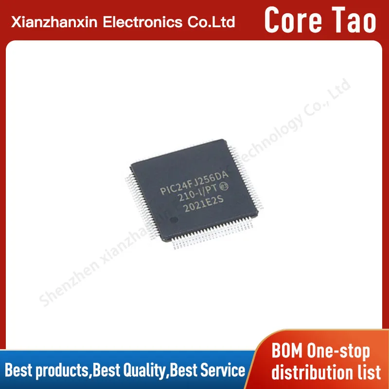 1PCS/LOT PIC24FJ256DA210-I/PT PIC24FJ256DA 24FJ256 TQFP100 16-bit microcontroller chip