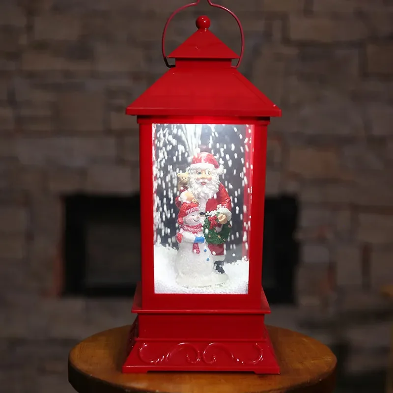 For Christmas Decorations Creative Snow Music Lighting Festival Set Props Children Gifts Holiday Home Party Scene Ornament