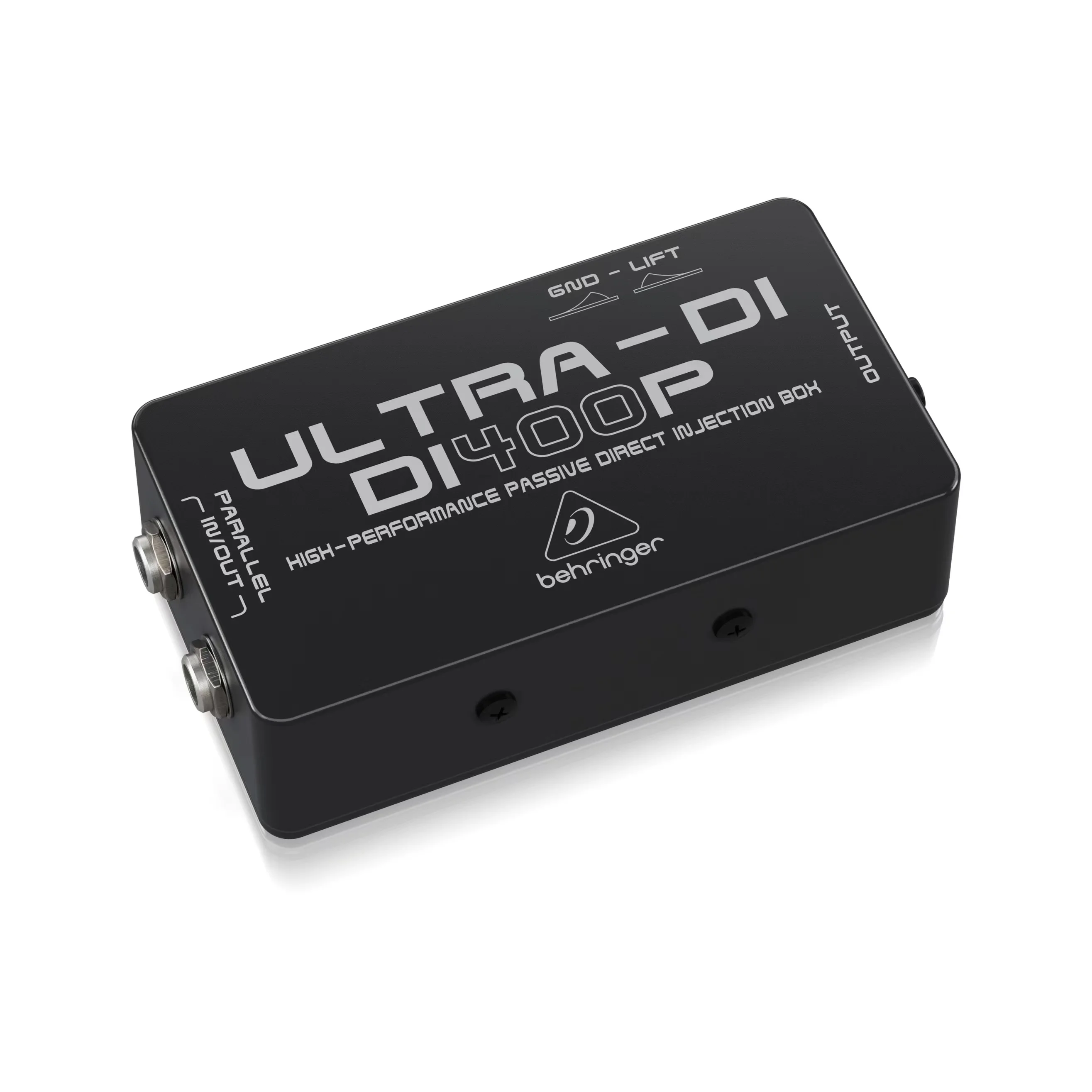 

Behringer Ultra-DI DI400P Professional and multi-purpose direct injection box for stage and studio applications