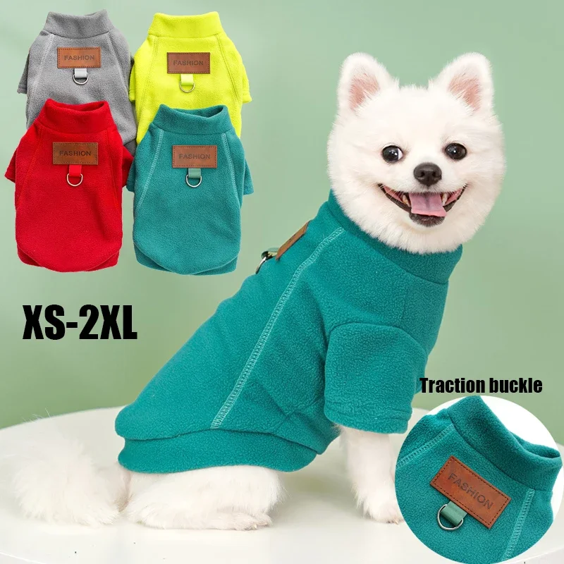 Winter Warme Hundekleidung Für Kleine Hunde Mode Hund Hoodies Niedliche Feste Welpen Sweatshirt Weiche Katze Pullover Chihuahua Haustier Hoodies