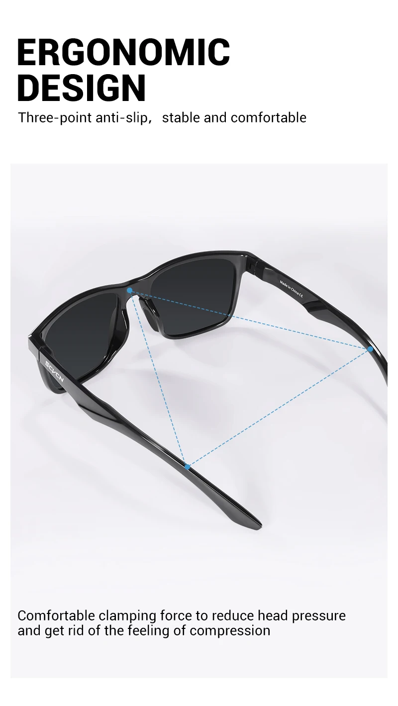 SVCN Neue Polarisierte Sonnenbrille Männer Frauen Outdoor Sport Radfahren Fahren Mode Golf Reise Sonnenbrille UV400 Schutz Brille – Detail 4