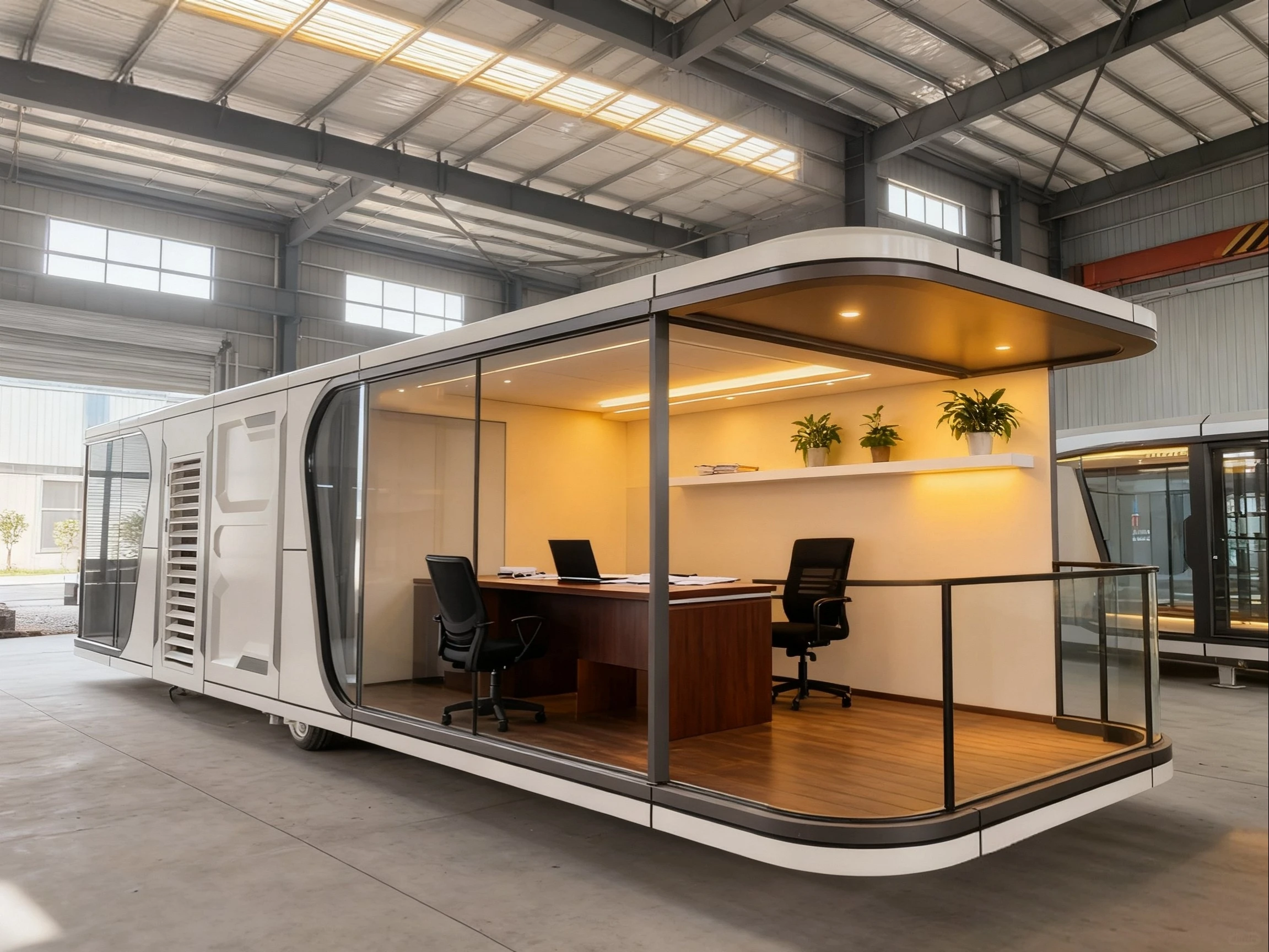 customized Modern Prefab Pod Home Full Furnished Inside Double Glazed Windows for Outdoor Camping Guest House Vacation
