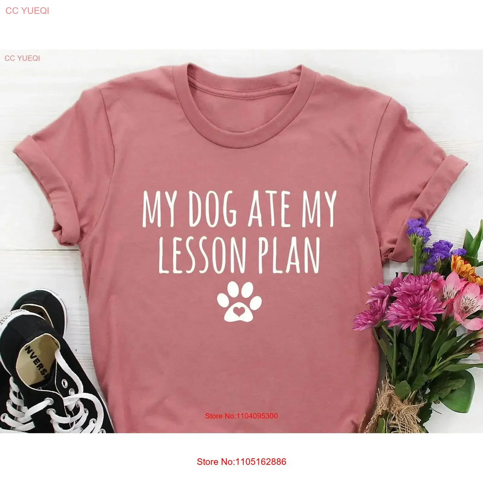 My Dog Ate Lesson Plan T Shirt Funny Teacher shirts Preschool Kindergarten Middle High School for gifts vintage Washed