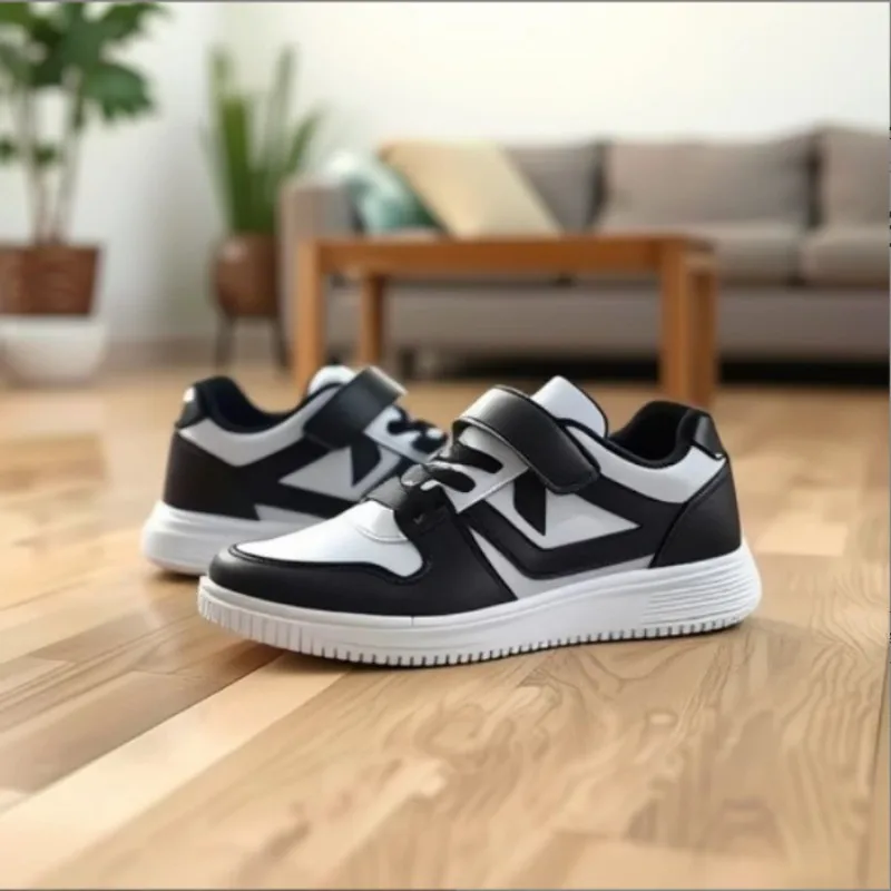 Black Kids Casual Sneakers 2026 New Comfortable Single Shoes Baby Boys Girls Toddler Small White Shoes Tenis Sports Board Shoes