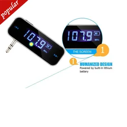 New Mini Wireless Transmitter 3.5mm In-car Music Audio FM Transmitter For IPod Mobile For IPhone Electronic Car MP3 Player