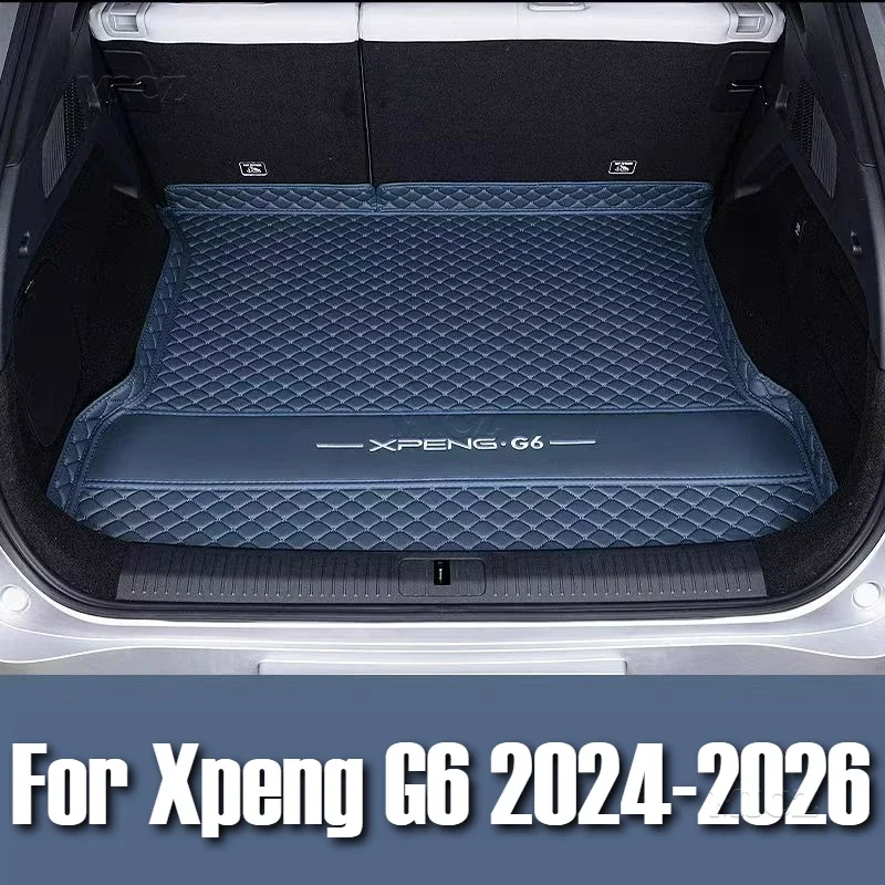 

Car Accessories For Xpeng G6 2024 2025 2026 Boot Mat Rear Trunk Liner Cargo Protection Leather Mat Interior Modification