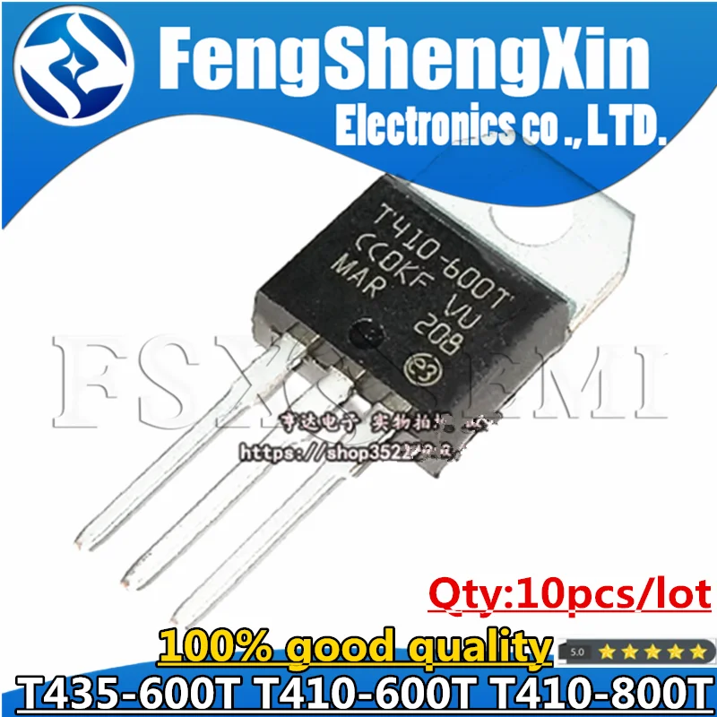 10pcs T435-600T T435 600T TO-220 T435-600 TO220 T410-600T T410-800T TRIAC