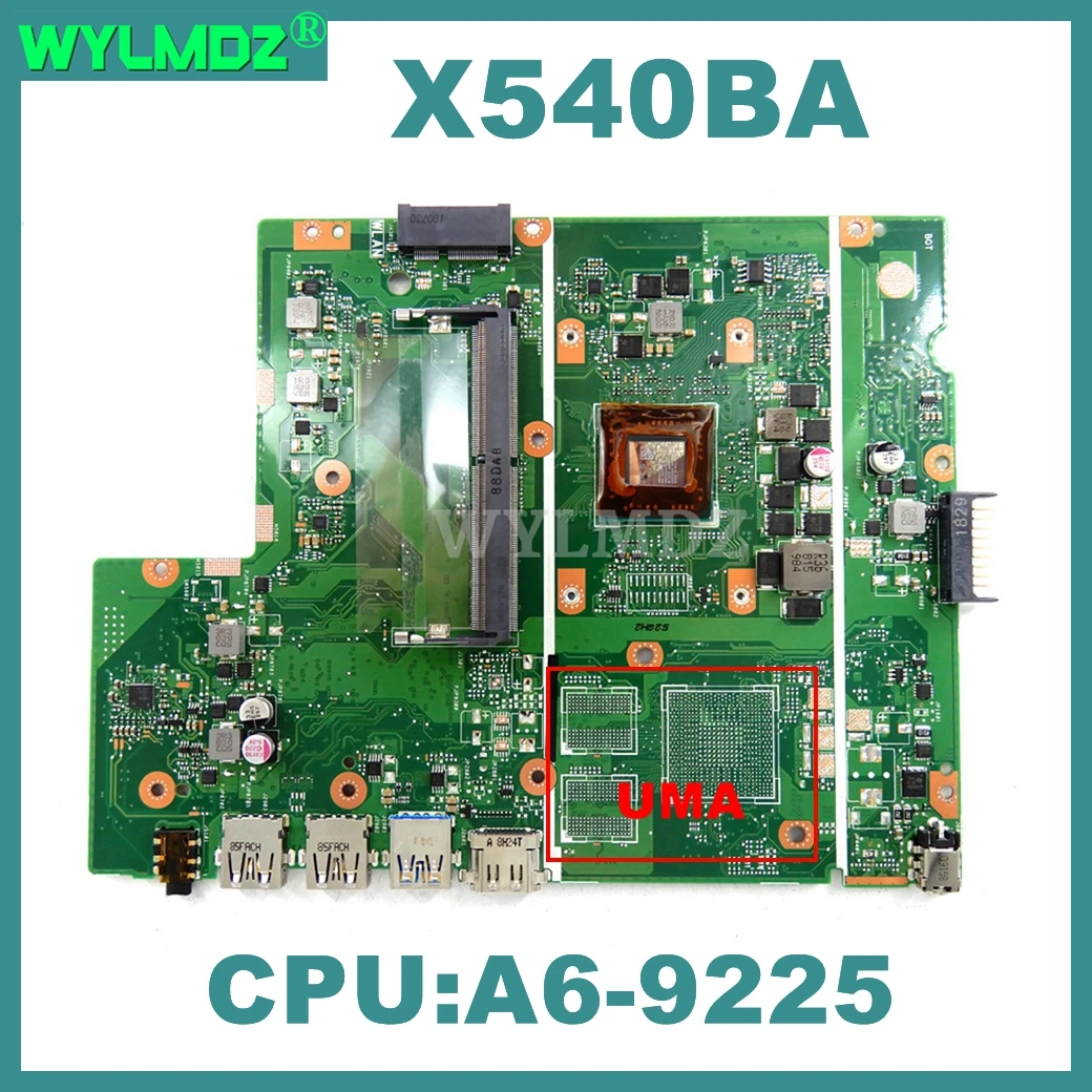 x540ba-メインボード-asus-x540bp-x540ba-x540b-r540b-r540ba-ノートパソコンのマザーボード-a4-9125-a6-9225-a9-9425-cpu-100-テスト済み-ok