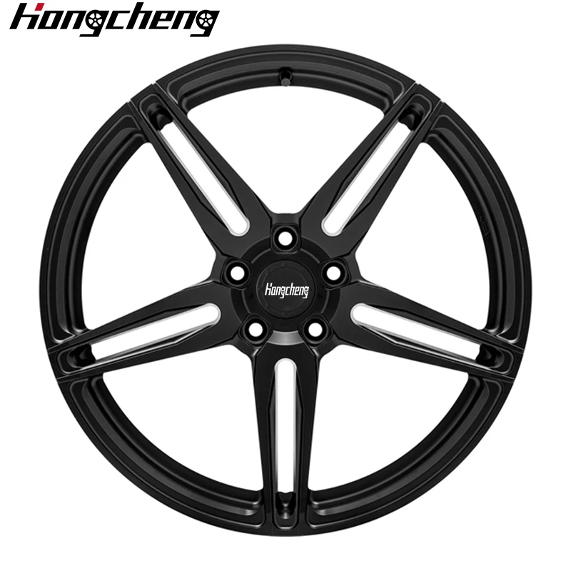 Forged Car Rims 5x114.3 5x112 22x9.5 22x10 Inch Rims 6x139.7 Gloss Black 5 Spokes Alloy Wheels for Porsche