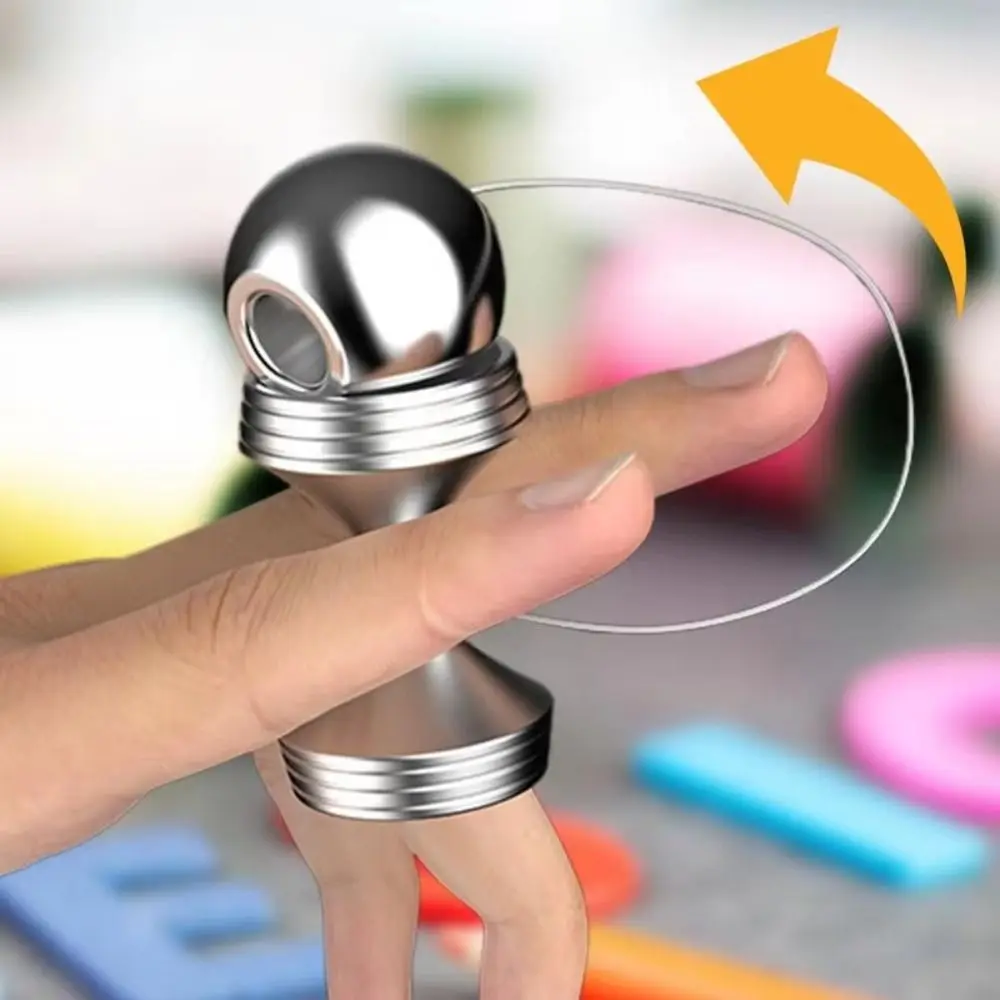 Aluminium Zware Fidget Bal Cool Gadgets Zintuiglijke Metalen Vingertop Bal Handmatige Vaardigheid Spinner Vingertop Volwassenen Kinderen