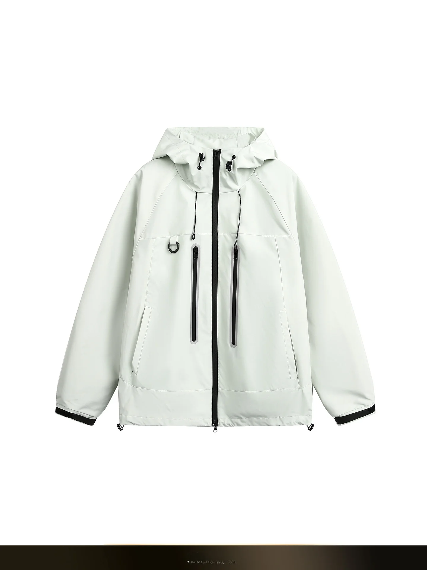 

Nted American Retro Pr-Gore Zipper Hooded Jaet Men's Autumn Outdoor Loose Couple Matchable Jaet Polyester Fiber