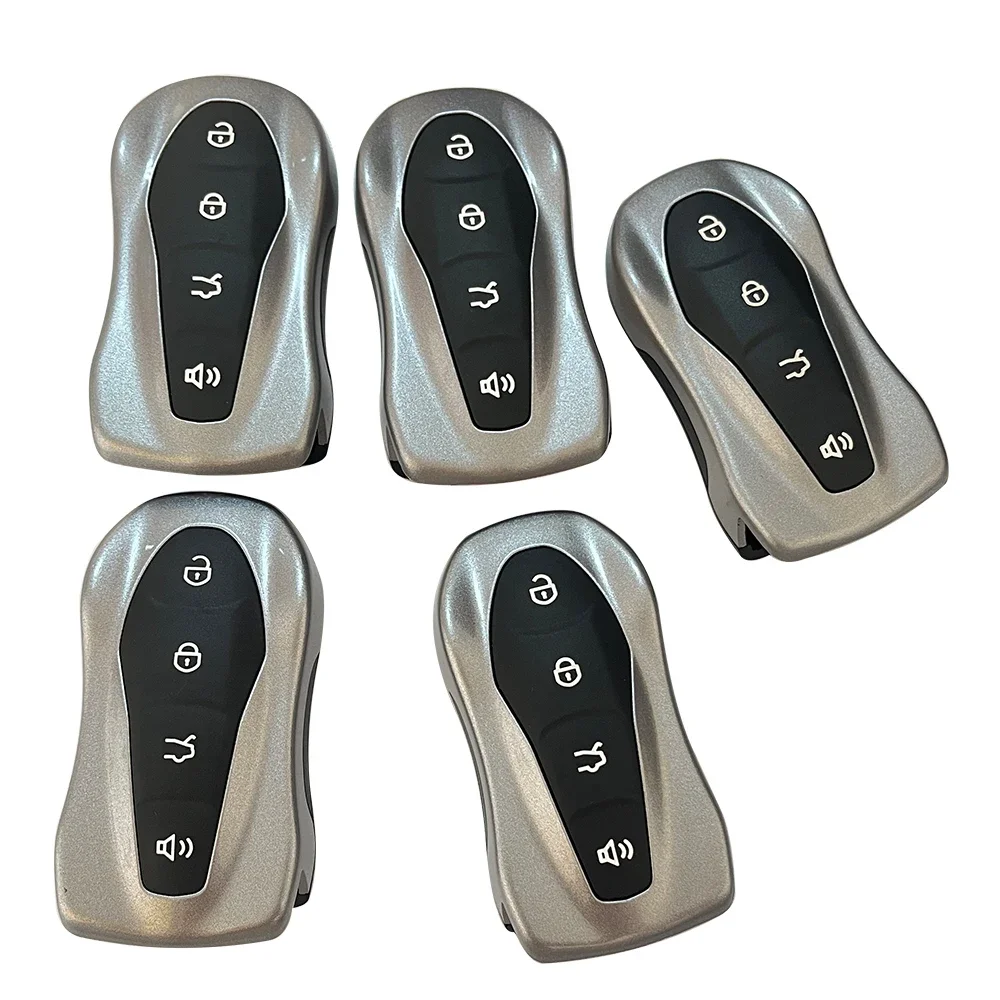 XNRKEY 4 Button Car Smart Remote Key 433Mhz 4A Chip for Geely Atlas Tugella Azkarra Coolray Okavango Proton Emgrand X7 GS Binray