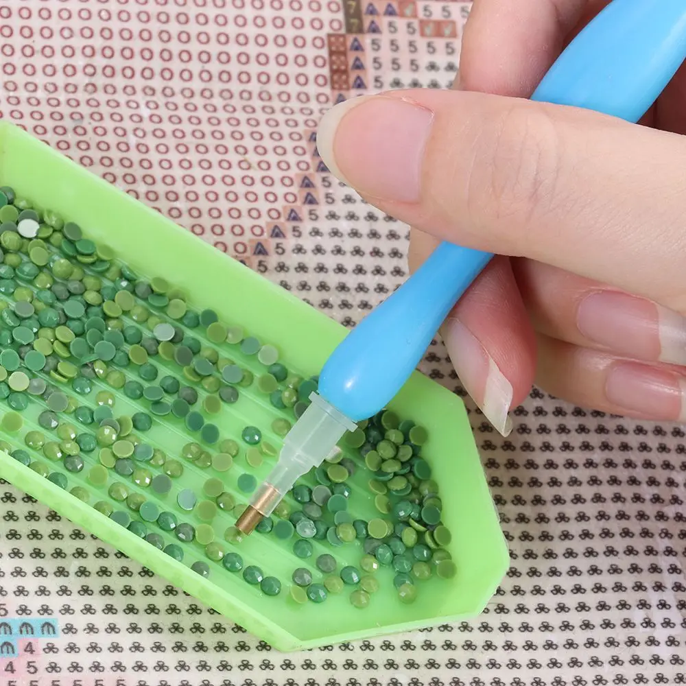 New Upgrade Embroidery Diamond Painting Pen Kit Plastic Art Pens Point Drill Pens Roller DIY Craft 5D Diamond Painting Tool