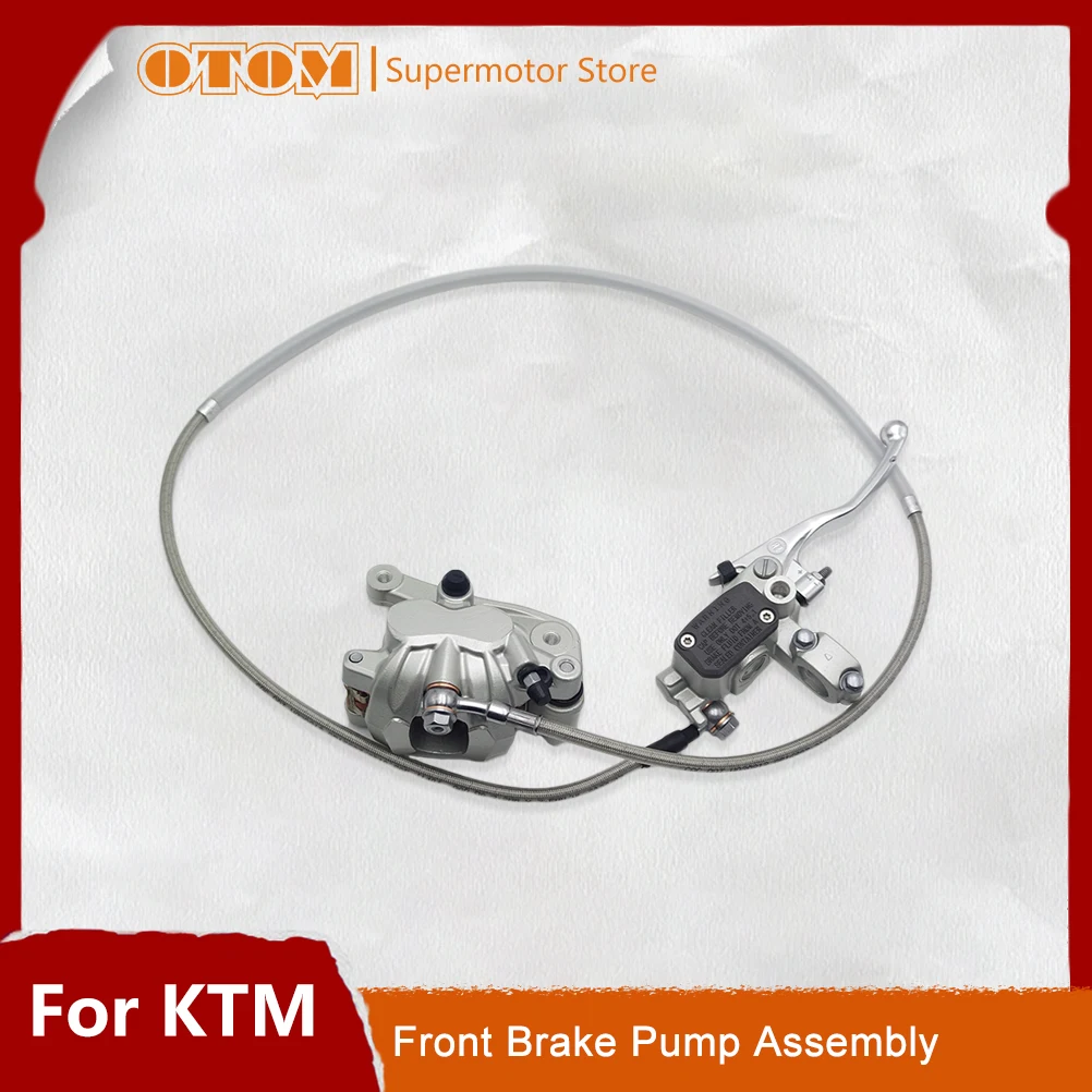 

OTOM Motorcycle Front Brake Aluminum Pump Assembly Caliper Master Cylinder Oil Hose Adapter Device For Brembo KTM MXC SXS MXC