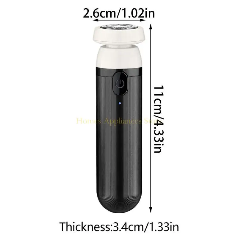 D0AB Electric Shaver Small Beard Trimmer Перезаряжаемый инструмент электрического бритья Небольшой вариант для отца и мужа