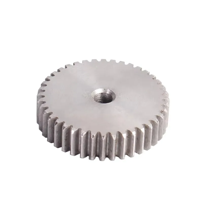 1 Modular Gear Tooth Strip Transmission Combination Motor Small Gear 46-64 Teeth 45 # Steel Precision Straight Gear
