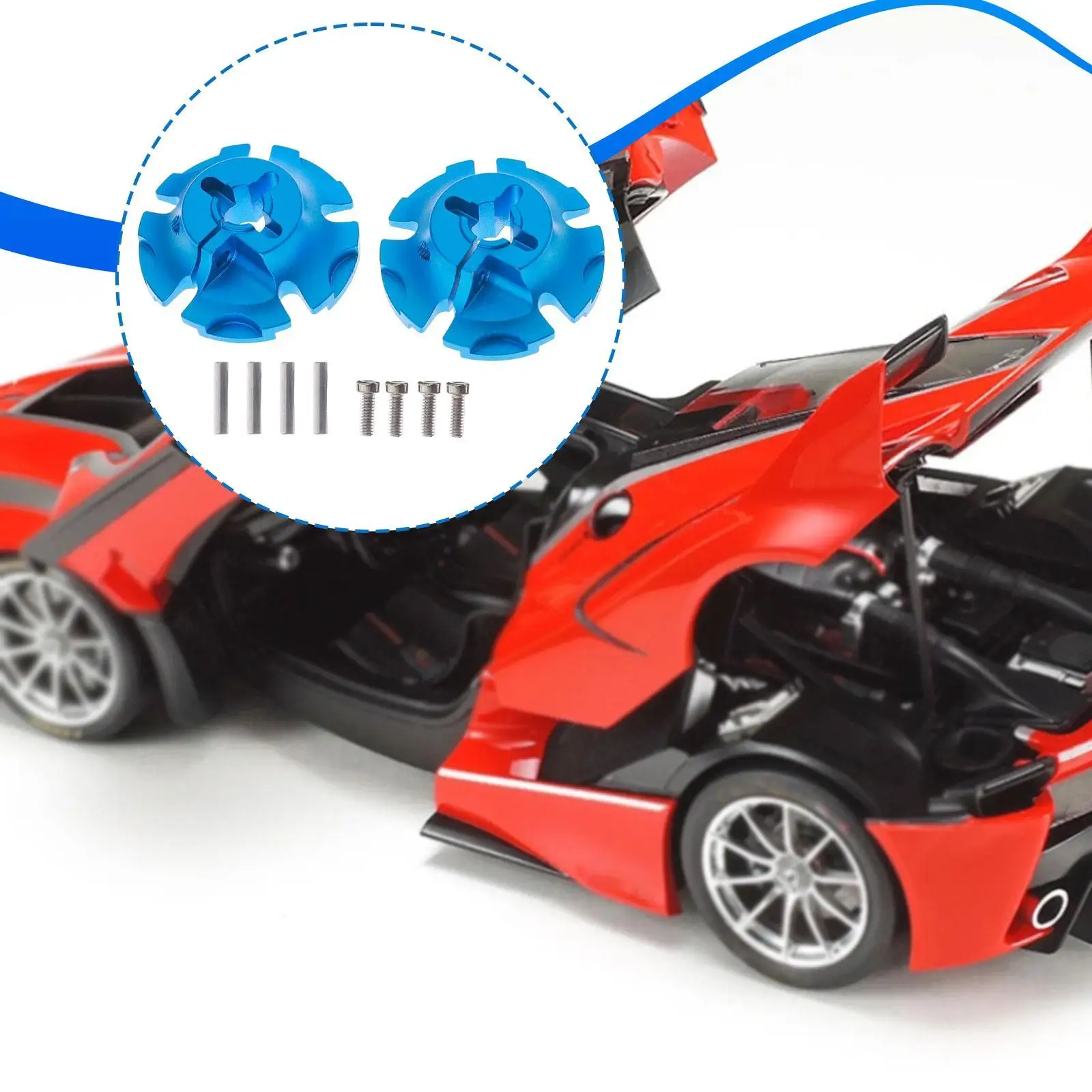 

Прочные аксессуары для радиоуправляемых моделей: профессиональный соединитель, легкий ремонтный элемент, сверхпрочный металлический адаптер для колес для CW01 Tamiya