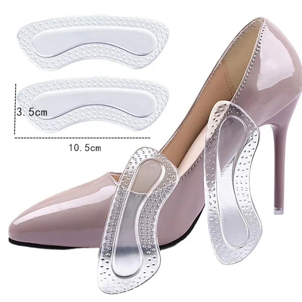 10Pair GEL Heel Protectors Women Silicone Cushion Foot Care Products Non Slip Shoe Pads for High Heels Adjustable Size Insoles