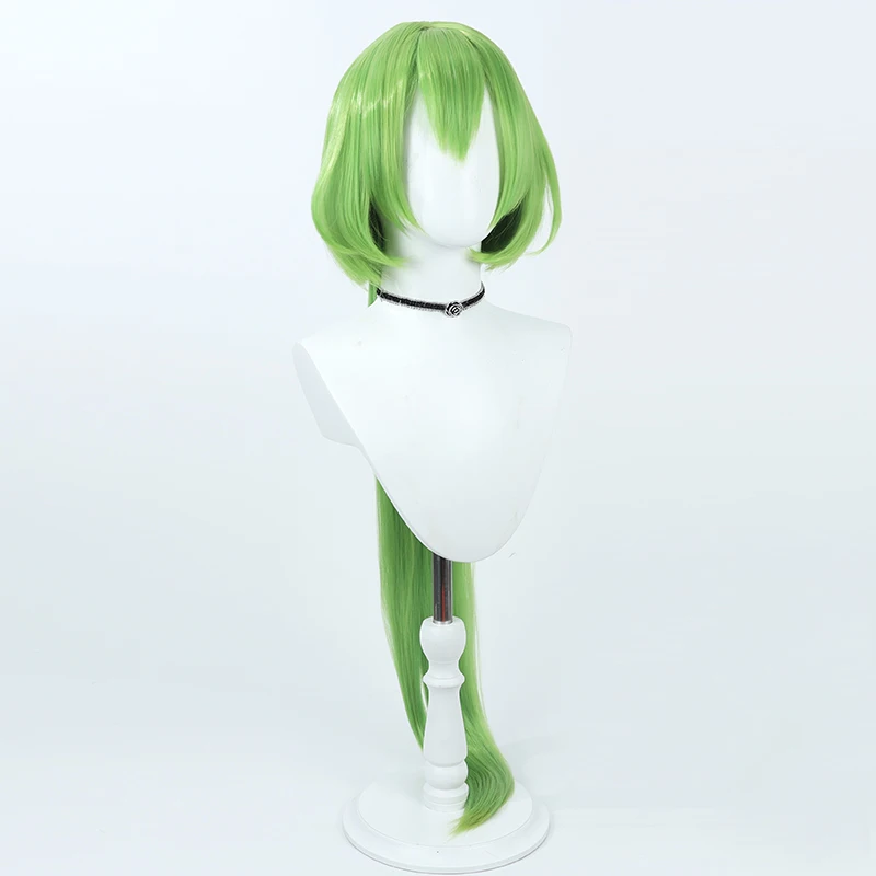 Zundamon mascotte personnage Cosplay perruque jeu de rôle fête Costume accessoire cheveux synthétiques Halloween fête jeu de rôle