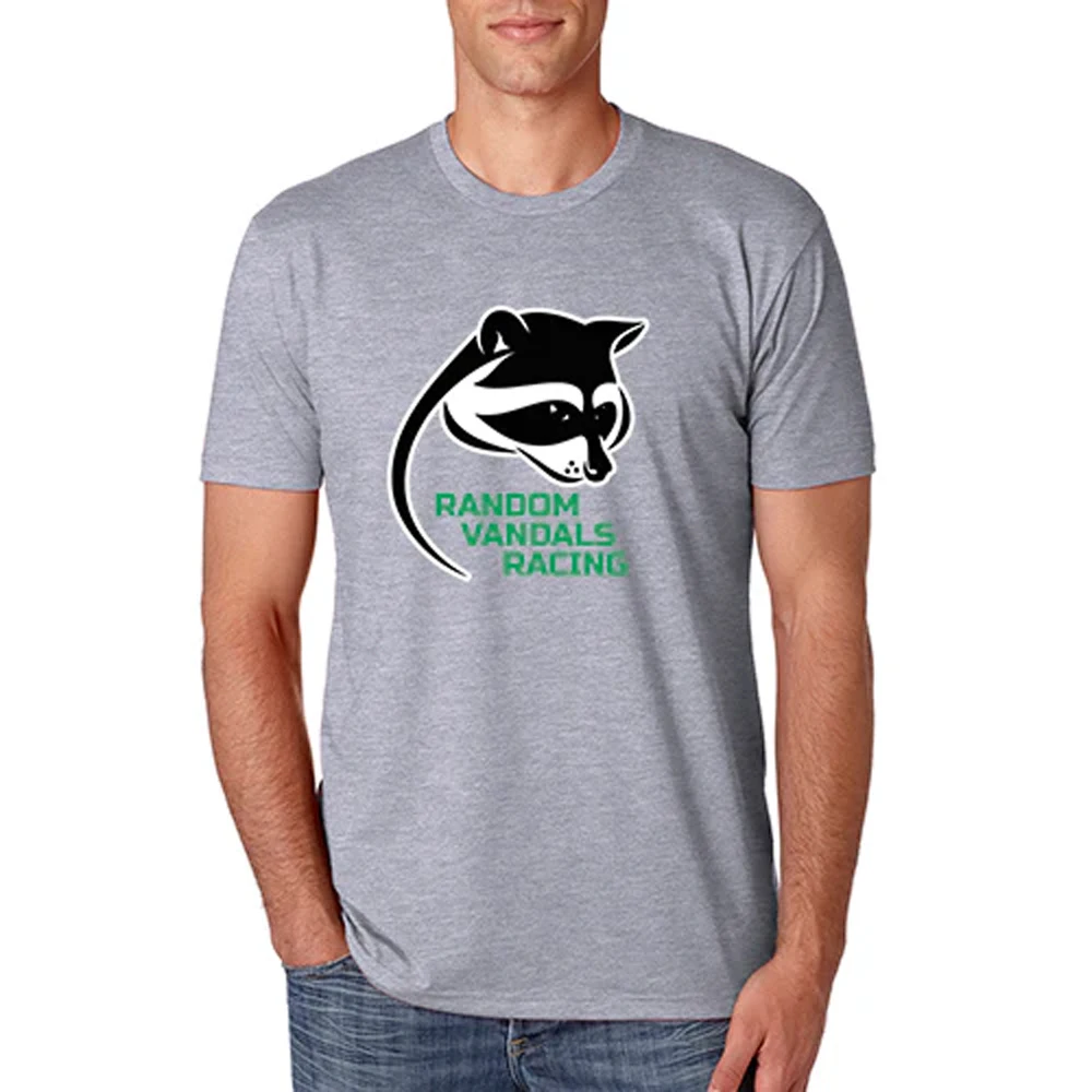 

2025 Random Vandals Grey Logo BMW M4 GT4 Mens Racing Car T-shirt Summer Quick-dry Shortsleeve Tshirt Motorsport Racing Fans Tops