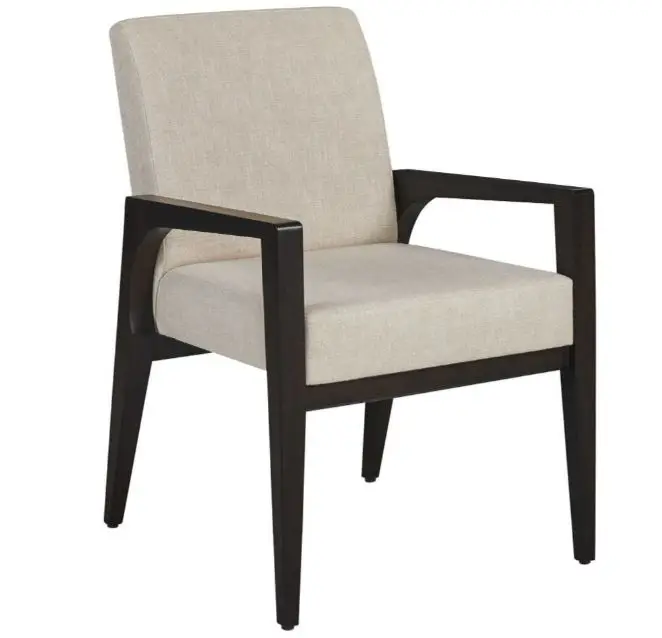 Antique Royal Dining Chair Handmade Durable Wooden Fabric Armchair Modern Luxury Vintage Upholstered Home Office Warehouse
