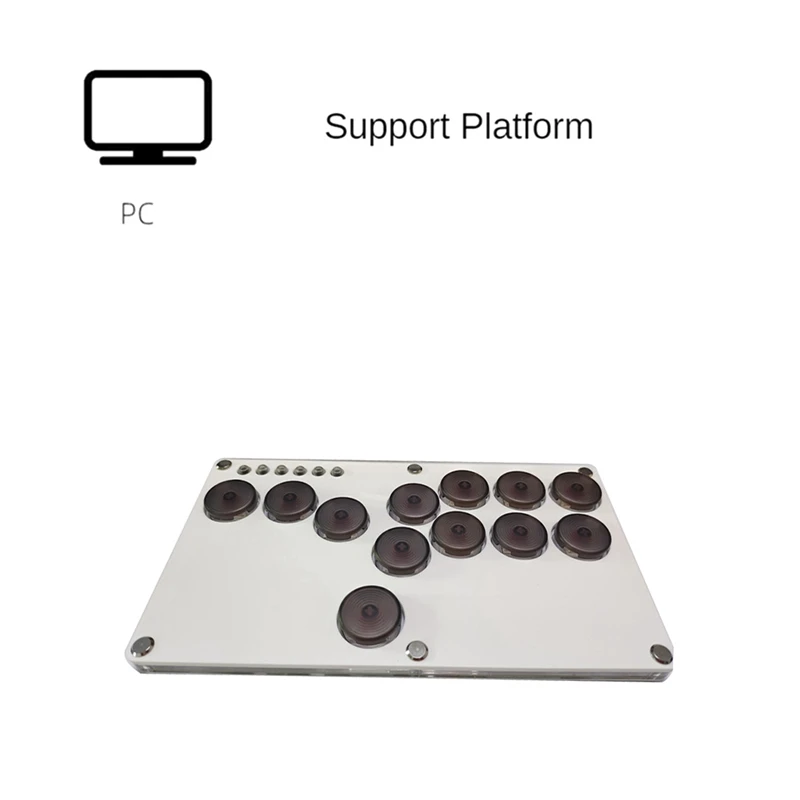 12Key Joystick Hitbox Keyboard Arcade Stick Controller For PS4/PS3/Switch/PC Arcade Hitbox Controller Fight Sticks