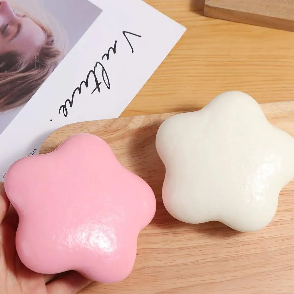 Slow Rise Sticky Slow Rebound Star Toy Simulation Ultra Moist Milk Scent Star Squeeze Toy Kawaii Ins Star Pinch Toy