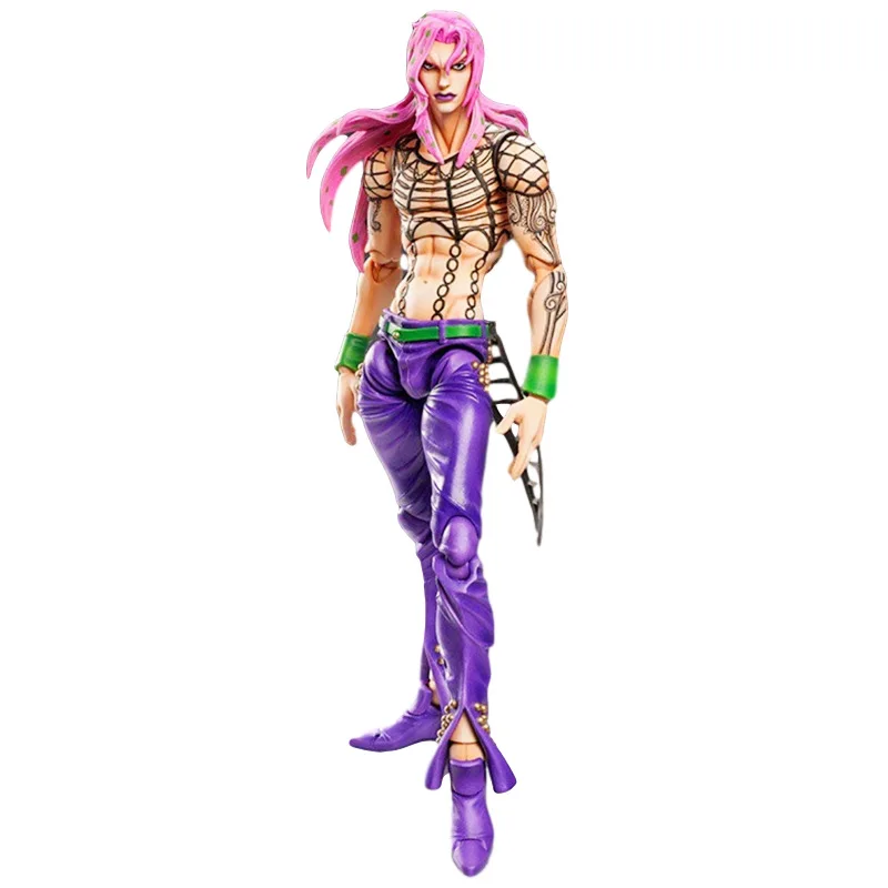 Newest 15cm Anime Figure JOJOs Bizarre Adventure KING CRIMSON Diavolo Movable Action Figure Toys Model Decoration Gifts Dolls