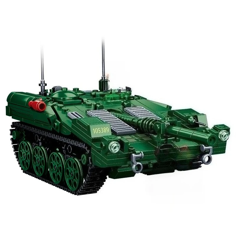 Duitsland WW2 Militaire Serie Tank Bouwstenen Sets T90MS/T34-85 Infanterie Tanks Model Bricks Puzzel Speelgoed voor Jongens Kids gift