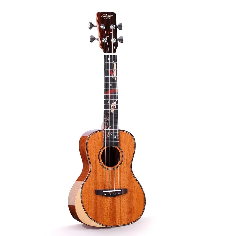 Hooqu بالجملة 23 بوصة الماهوجني الأعلى القيثارة حار بيع واحد أعلى طالب القيثارة الصلبة