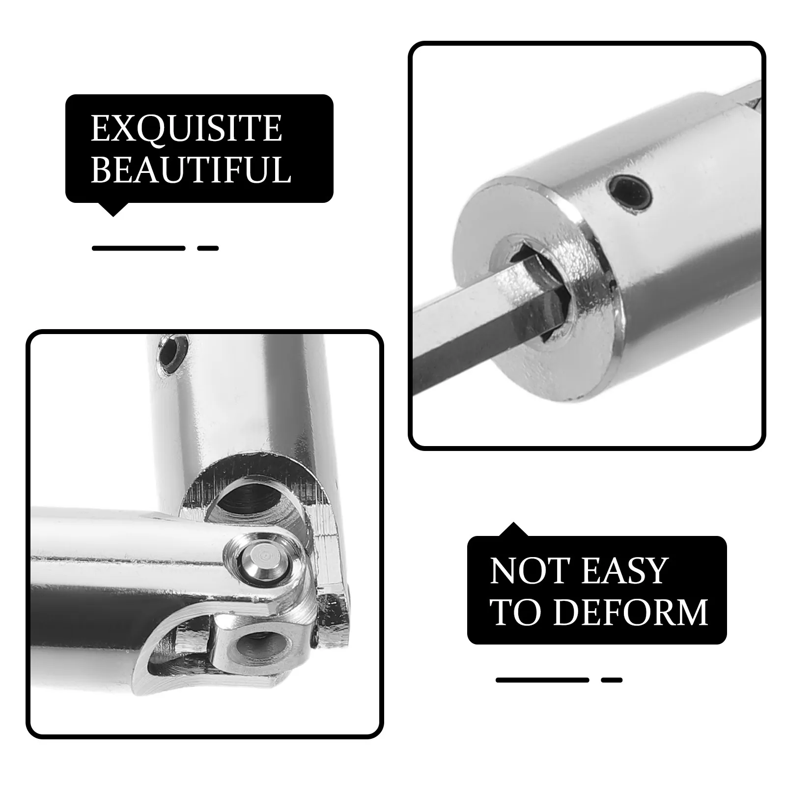 Hand Crank Universal Joint Shaft Coupler Heavy Duty Metal Shaft Coupling for Awning Window Opener Roller Shutter Smooth